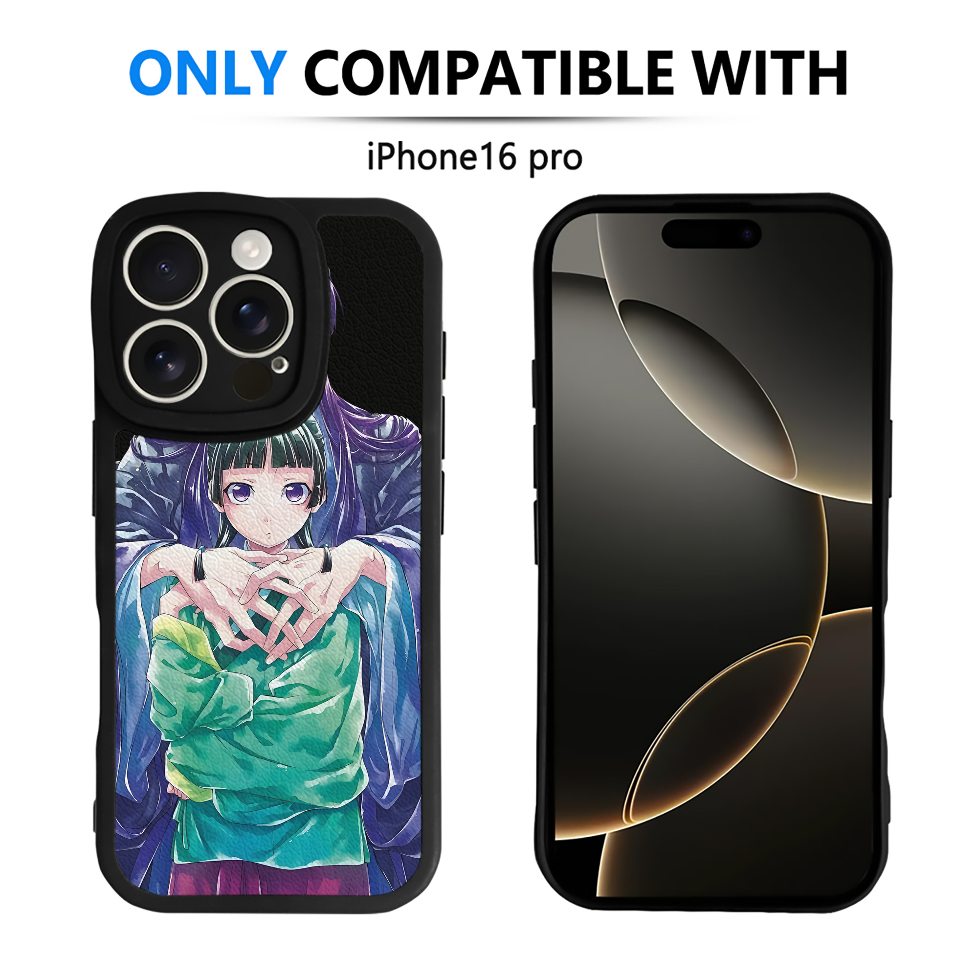 （画像用） 薬屋のひとりごと The Apothecary Diaries 【iPhone 16シリーズ対応】シリコンスマホケース（レザー調） 材質：シリコン
